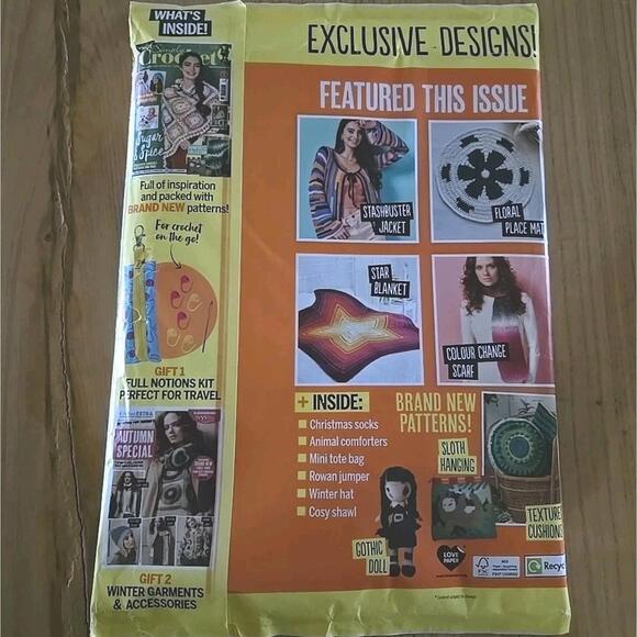 Simply Crochet Magazine Issue 154 Ripple Blanket & 63 Projects - Picture 2 of 2